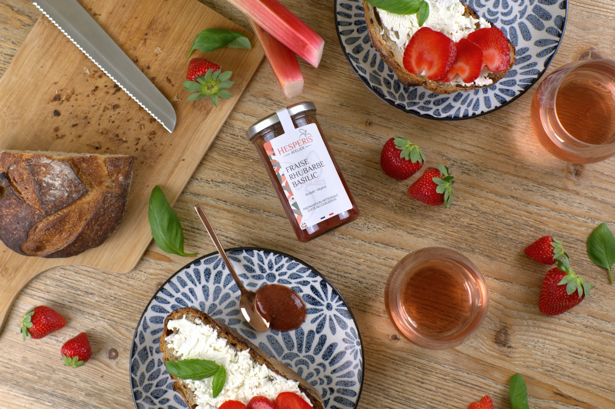 confiture-fraise-rhubarbe-basilic-5