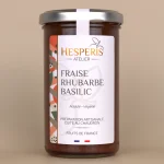 Confiture Fraise Rhubarbe Basilic