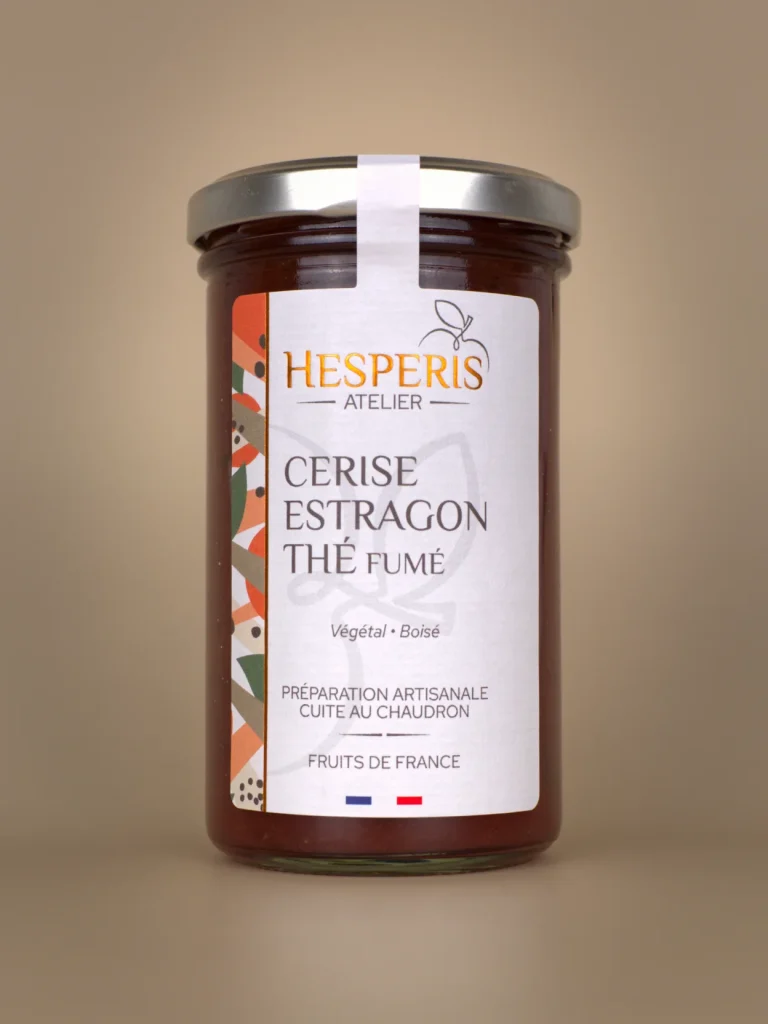Confiture de Cerises Estragon & Thé fumé