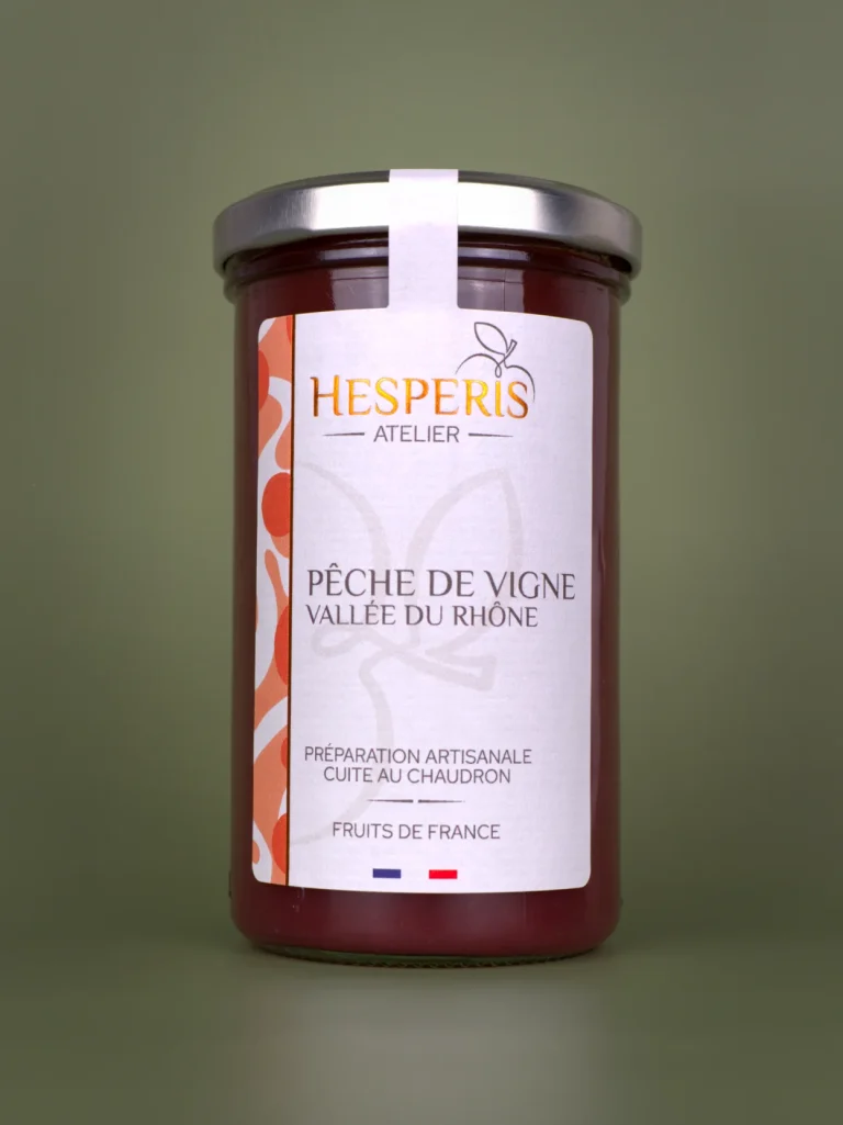 Confiture Pêche de vigne de la vallée du Rhône